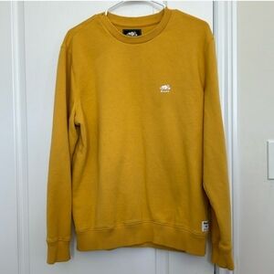 Roots Women's Mustard Yellow Crewneck Sweater